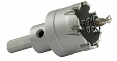 La sierra copa de widia Ø HS-35 Guiller, con un diámetro de 35mm, se vende por unidad y es ideal para perforaciones en madera, plásticos y metales blandos con gran precisión.