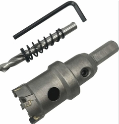 La sierra copa de widia Ø Guiller HS-38 tiene un diámetro de 38 mm, es ideal para perforaciones en materiales duros