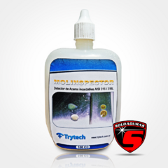 Frasco de MOLINSPECTOR DETECT MOLIBDE POMO 100CC, un detector de aceros inoxidables AISI 316/316L.