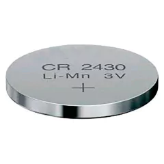 Batería de litio CR 2430 de 3V.