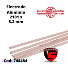 electrodo de aluminio Castolin 2101, de 3.2 mm, es ideal para soldaduras de alta calidad en aleaciones de aluminio