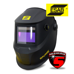 La máscara Savage A40 de ESAB combina diseño moderno y tecnología avanzada para soldadura