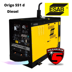 La motosoldadora Origo 551D EDW 380V tiene una potencia adecuada para trabajos de soldadura intensivos. 