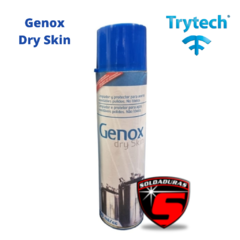 Aerosol Genox Dry Skin 440c es un eficaz limpiador desengrasante y protectivo para aceros inoxidables