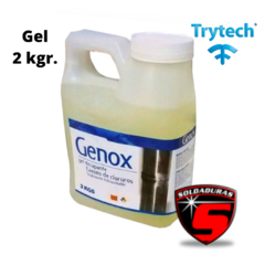 El Genox Gel Decapante X 2 kg de Trytech es un producto especializado diseñado para la limpieza y preparación de superficies metálicas.
