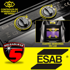 La máscara fotosensible Savage A40 de ESAB combina estilo y tecnología avanzada para soldadores profesionales