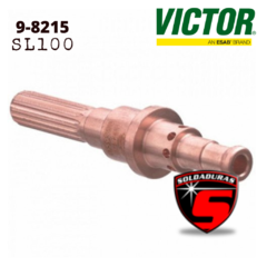 Electrodo de plasma componente de alta calidad para corte por plasma. Compatible con sistemas SL100 y SL60, ideal para trabajos industriales exigentes.