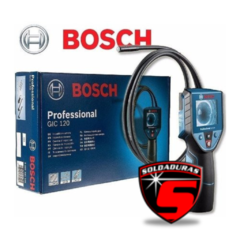 La cámara de inspección GIC 120 Bosch tiene una pantalla de 2,7", viene con cable flexible y es ideal para explorar espacios de difícil acceso en mecánica, fontanería y construcción.