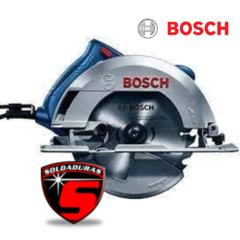 La sierra circular GKS 150 STD Bosch tiene una potencia de 1500W, cuenta con un diseño robusto y es ideal para cortes precisos en madera y otros materiales.