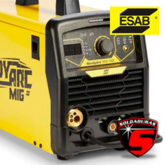 La soldadora Handy Arc MIG 160 Cod 1211387 es compacta y versátil, ideal para trabajos de soldadura MIG. Ofrece un rendimiento eficiente y es apta para distintos tipos de materiales.