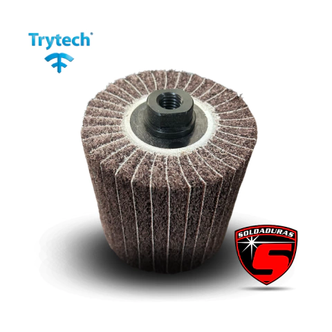 Rodillo combinado Trytech Non Woven de 100 x 100 mm con rosca M14. 