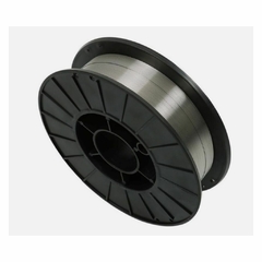 Rollo de alambre MIG ER 308 L de 0.90 mm, ideal para soldadura en acero inoxidable.