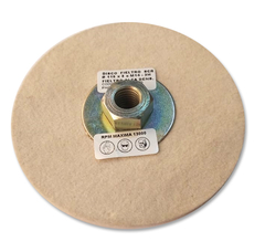 El disco de fieltro SCR de alta densidad tiene un diámetro de 115 mm y un espesor de 3 mm, ideal para pulido y acabado en diversas superficies