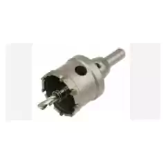 La sierra copa de widia Ø Guiller HS-40 tiene un diámetro de 40 mm, es ideal para perforaciones en madera, plástico y metales blandos, y ofrece gran durabilidad y precisión en el corte.