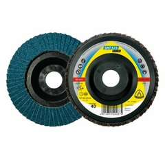 Disco flap SMT 325 de 115 mm con grano 80  asegura un acabado uniforme