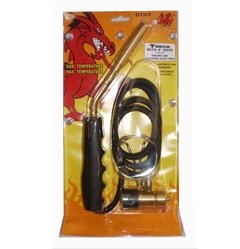 El pico Dragon Torch para soldar tiene un diseño profesional, incluye kit completo y manguera, y es perfecto para trabajos de soldadura y calentamiento de metales.