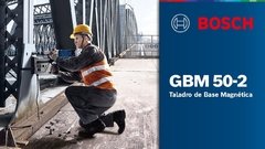 El taladro de base magnética Bosch GBM 50-2 cuenta con 1200W de potencia