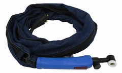 La torcha TIG WP17 de 4 metros con robinete es una herramienta resistente y precisa para soldadura TIG. 
