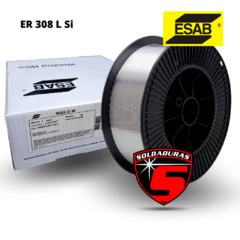 El alambre Weld E 308 L Si de Ø 1.00 mm se presenta en un paquete de 15 kg, perfecto para trabajos de soldadura con excelente resistencia y rendimiento.