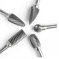 Conjunto de fresas cilíndricas dentadas de metal, HF100A 8 X 19 