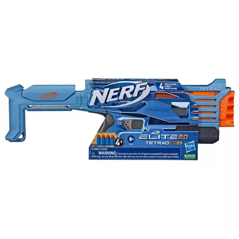 Lançador Nerf Elite 2.0 Tetrad Qs-4 - Hasbro