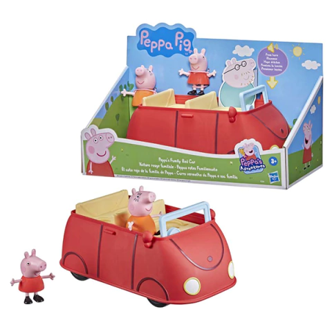 Veiculo Vermelho da Peppa Pig e Sua Família - Hasbro