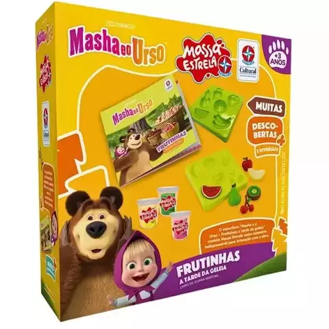 Massa Estrela Masha e o Urso Frutinhas