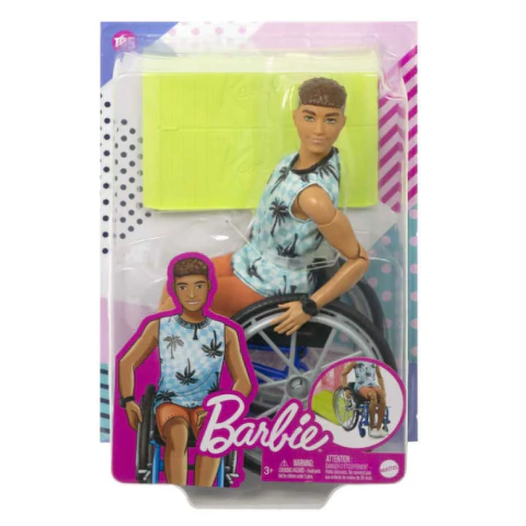 Barbie Fashionista Boneco Ken com Cadeiras de Rodas