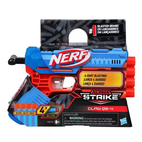 Lançador Nerf Alpha Strike Claw QS-4 - Hasbro