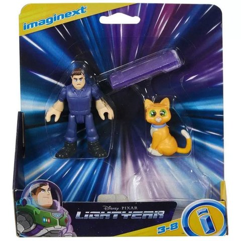 Conjunto de Mini Figuras Articuladas Buzz Lightyear e Sox - Imaginext