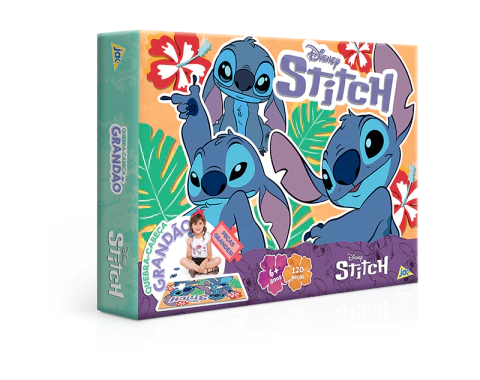 Stitch - Quebra-cabeça 120 peças grandão