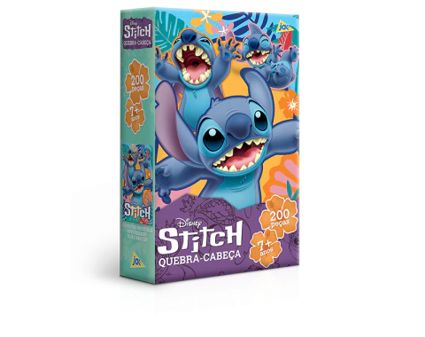 Stitch - Quebra-cabeça 200 peças