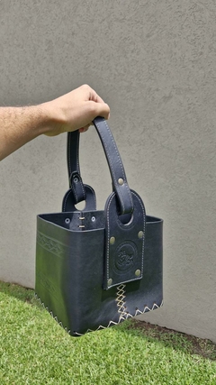 Canasta Matera 100% Cuero - comprar online