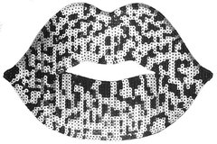 108 Boca Animal print Chica - Hook Bordados