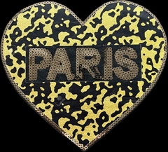 194 Corazon Paris estampa y lentejuelas - Hook Bordados
