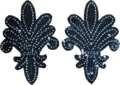 2004 Par de Charreteras Flor de Liz con canutillos