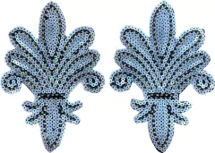 2004 Par de Charreteras Flor de Liz con canutillos - comprar online