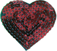 214 Corazon mini 3,5cm - Hook Bordados