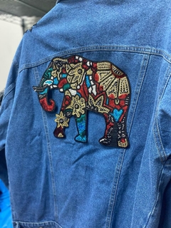 3007 Elefante grande con mostacillas - comprar online