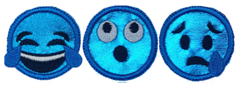 4030 Emoji V3 x 3 - Hook Bordados
