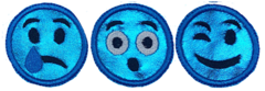 4030 Emoji V4 x 3 - Hook Bordados