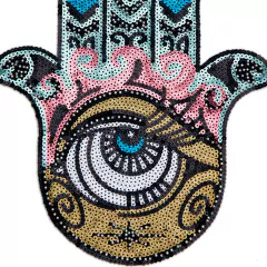 3006 Mano Hamsa con canutillos - tienda online