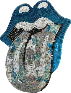 440 Lengua Rolling Estrellas - Hook Bordados