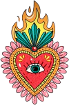 6005 A Transfer estampa Corazon