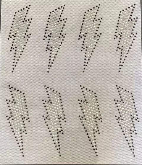 9300 Rayo Hot Fix plancha por 4 pares