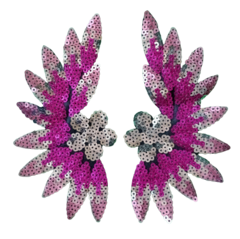 935 Charreteras Pluma el par - Hook Bordados