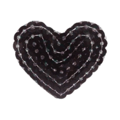 211 Corazon 5cm - Hook Bordados