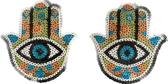 Hamsa charretera el par
