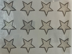 9800 Estrellas Hot Fix plancha x 12