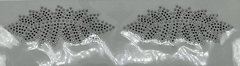 8900 Charreteras Hot Fix plancha por 6 - comprar online